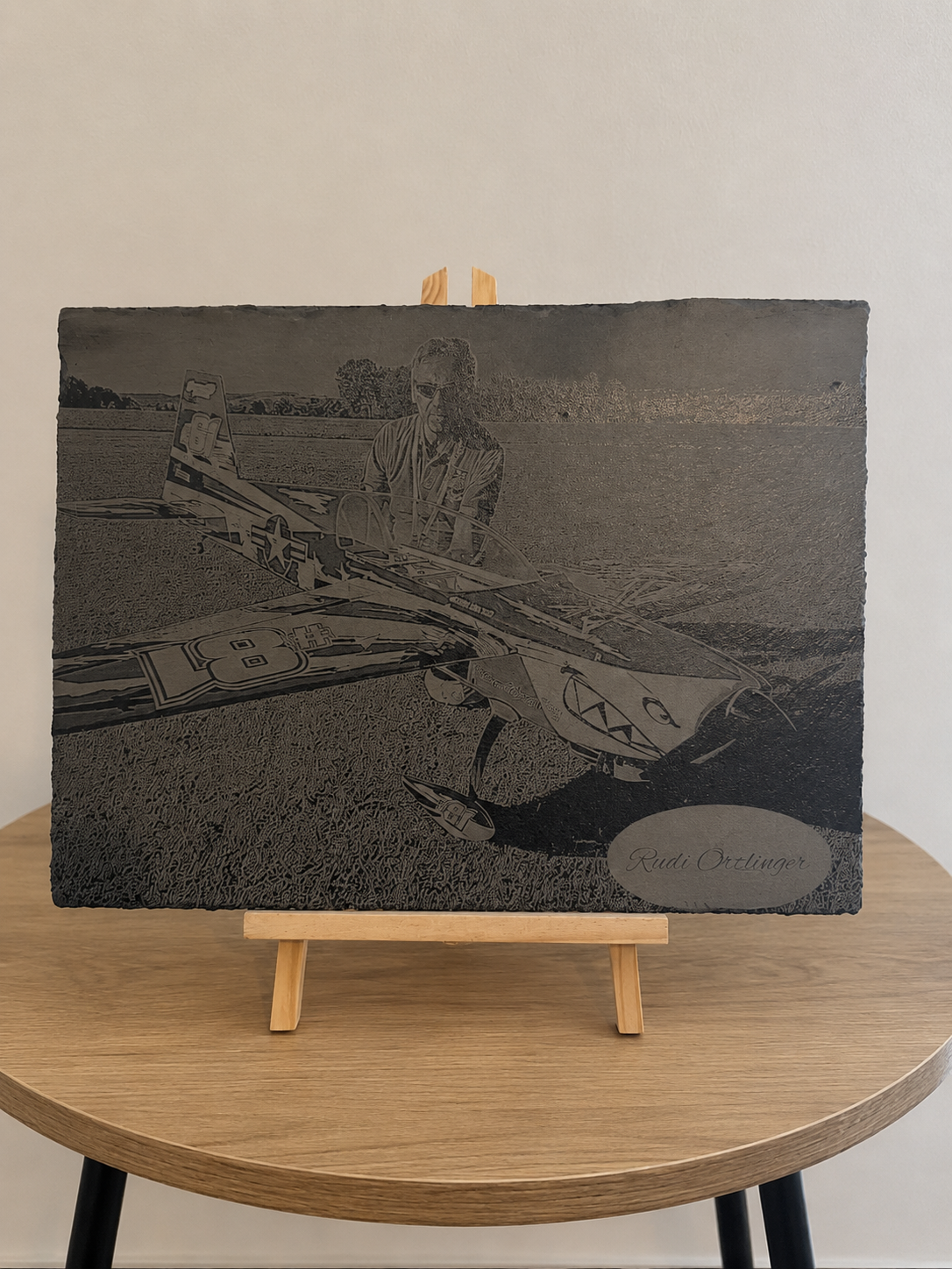 Lasergravur auf Holz